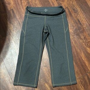 All in Motion Charcoal and Gold women’s Leggings